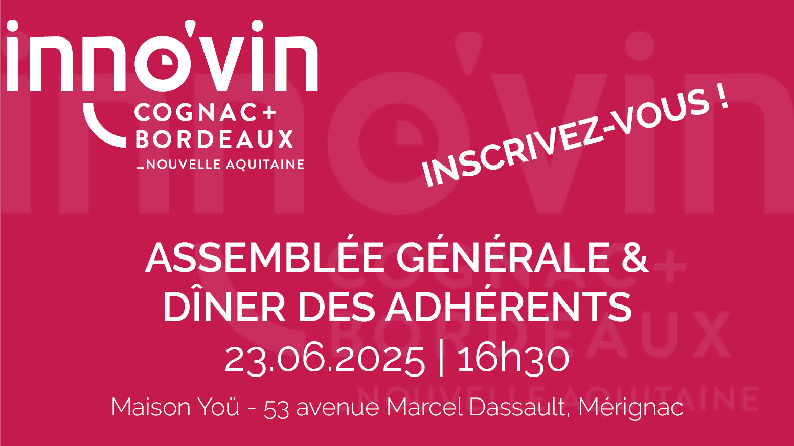 AG & Dîner des Adhérents 2025